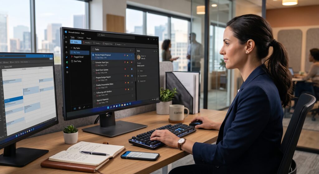 مدیریت وظایف (Tasks) در Outlook برای بهرهوری بیشتر